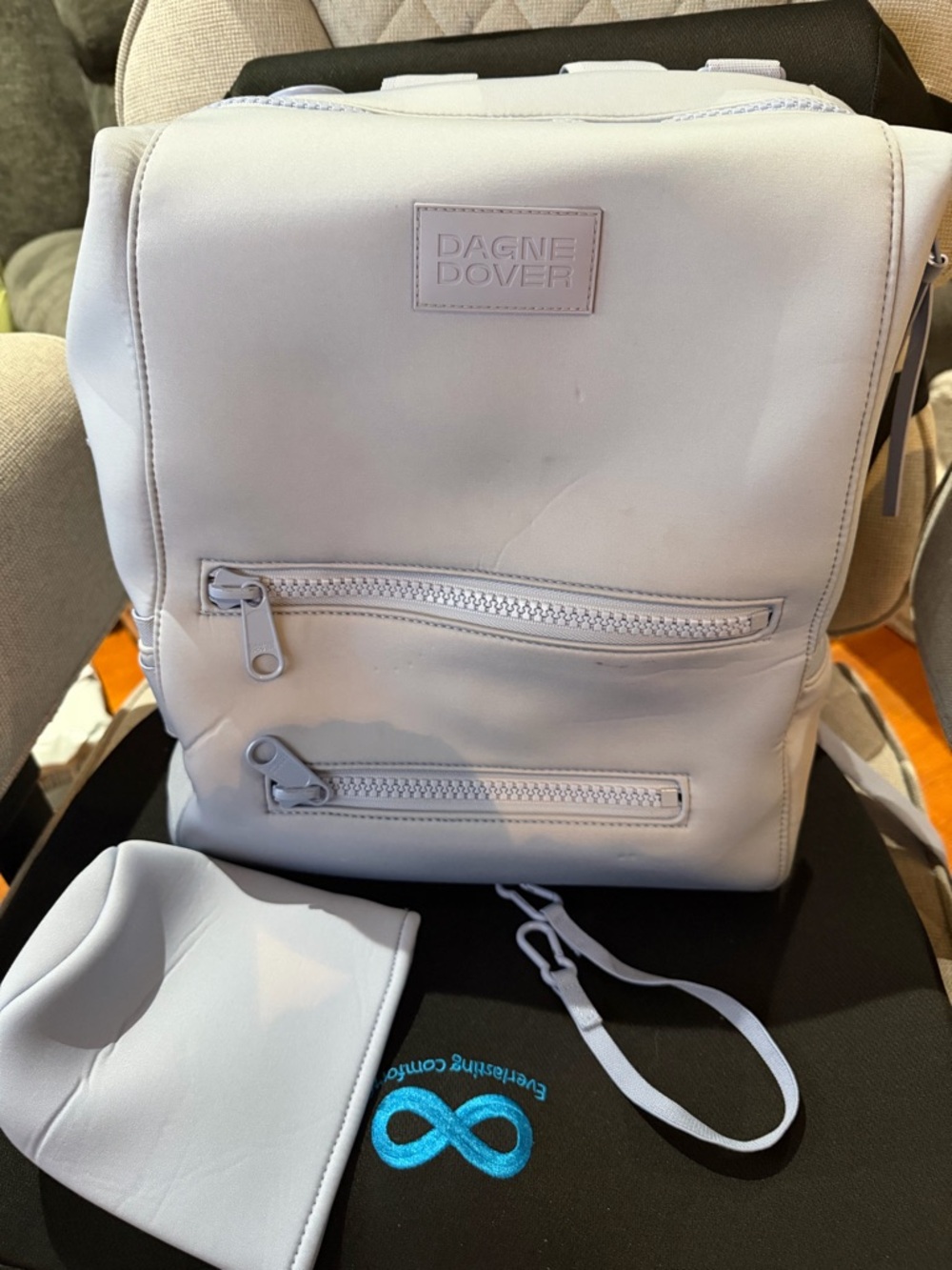 Dagne Dover large indi in light blue